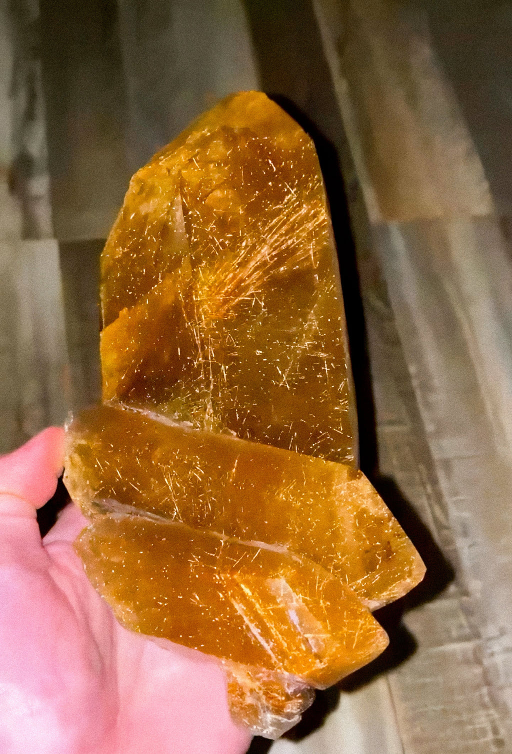 Shimmering Rutile Quartz Crystal