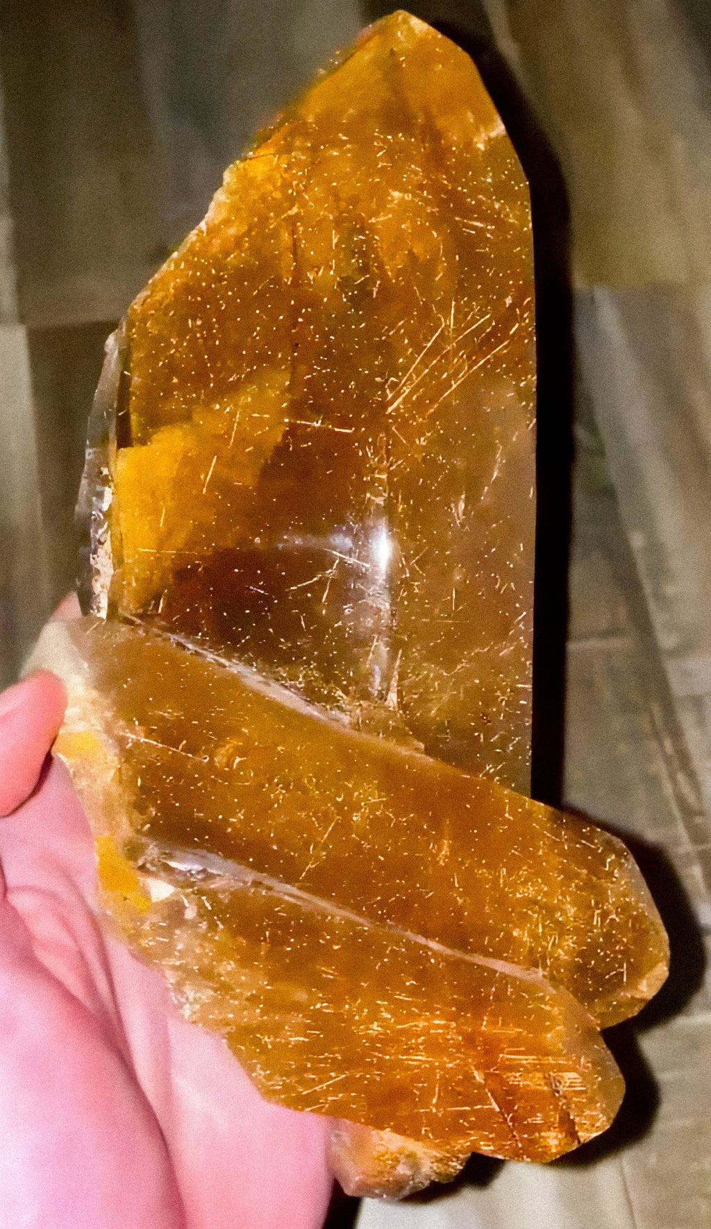 Shimmering Rutile Quartz Crystal