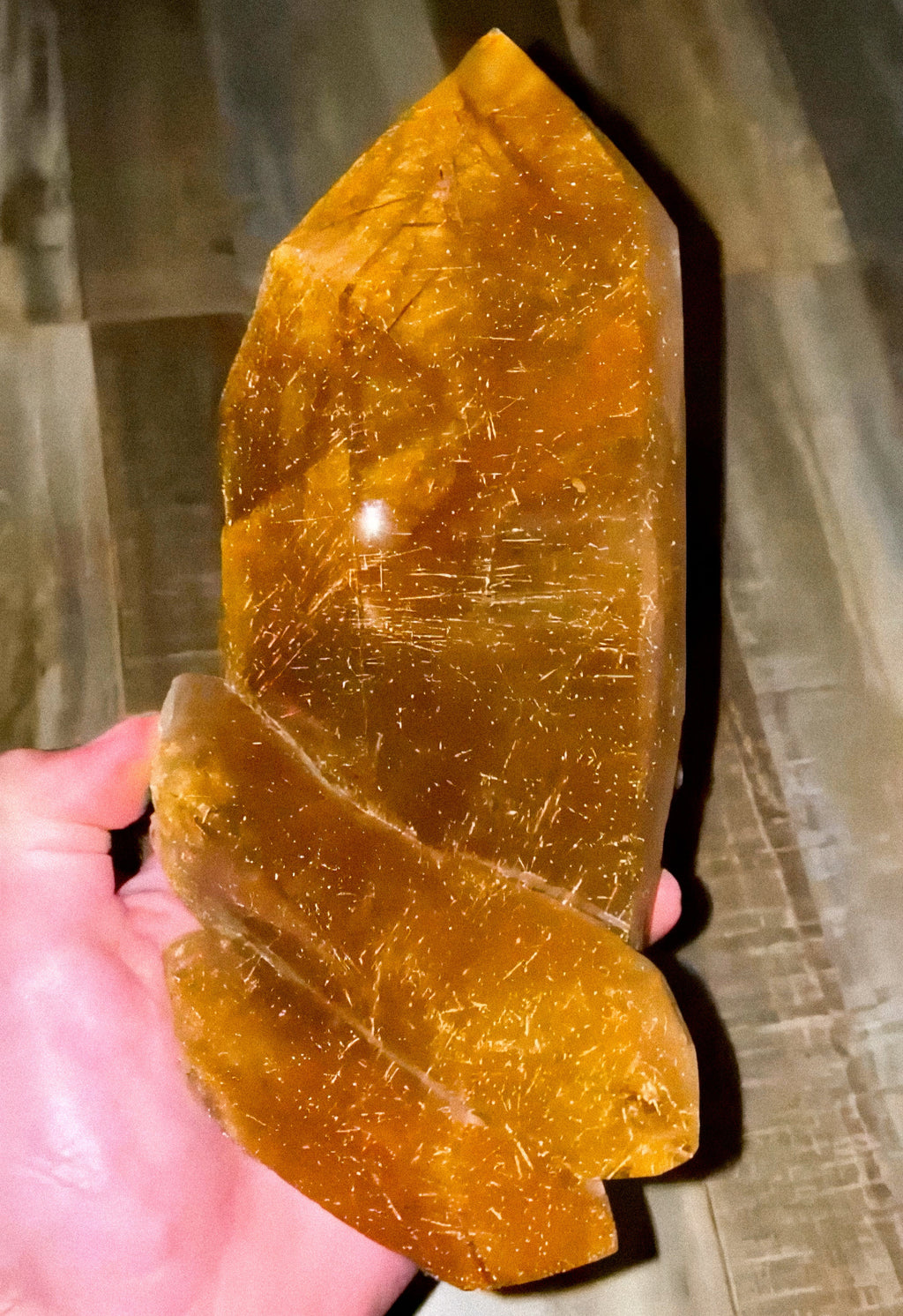 Shimmering Rutile Quartz Crystal