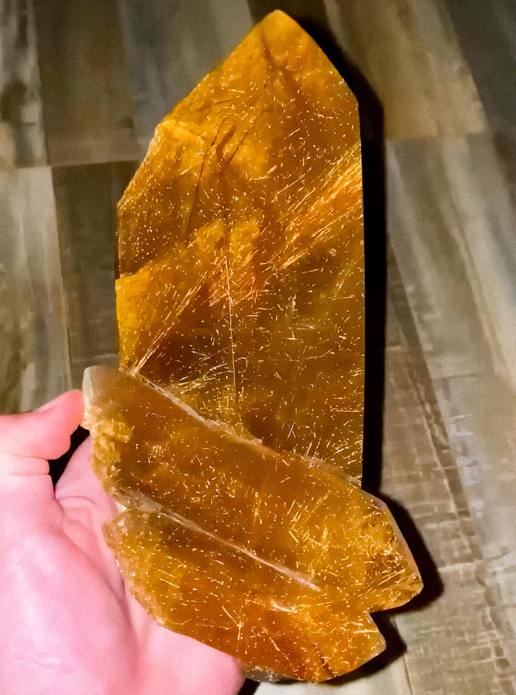 Shimmering Rutile Quartz Crystal